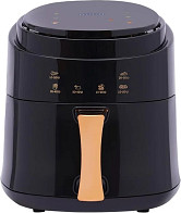 Cheffinger Cf-Afry8: Digitale Led-Luchtfriteuse Van 1400W - 8L Zwart Airfryer